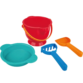 【自营】德国Hape冒险儿童沙滩玩具4件套男女孩小桶沙漏戏水玩沙