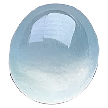 Natural jade ice seed oval small egg surface sweet water green