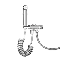 Toilet flushing spray gun pressurized faucet bathroom toilet one in and two out cleaning device household bidet 1763