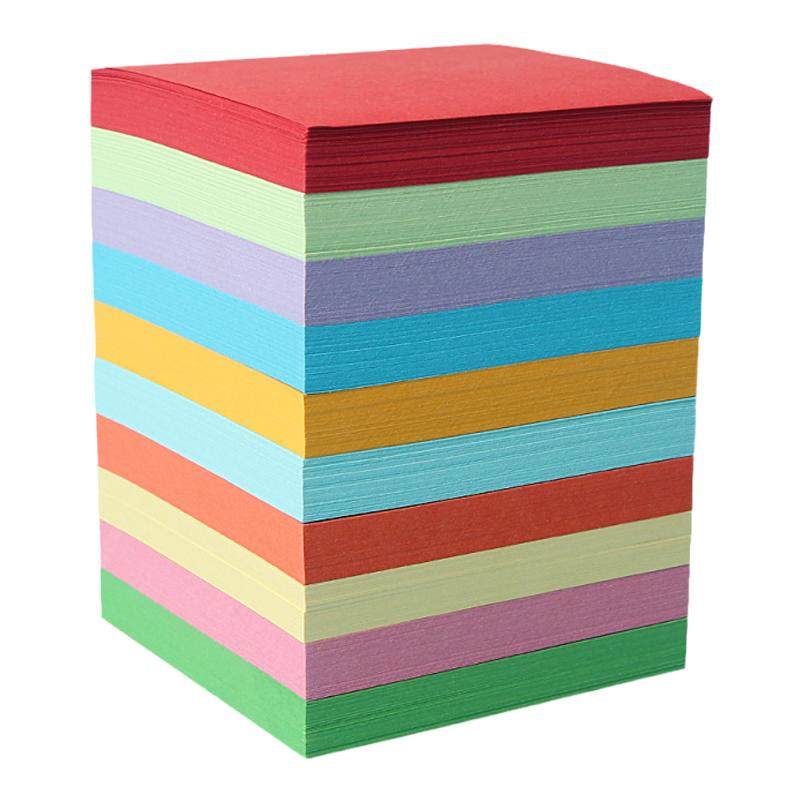 Mantic square handmade origami colored paper cardboard