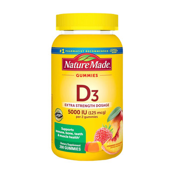 American nature made ວິຕາມິນ d3 gummies