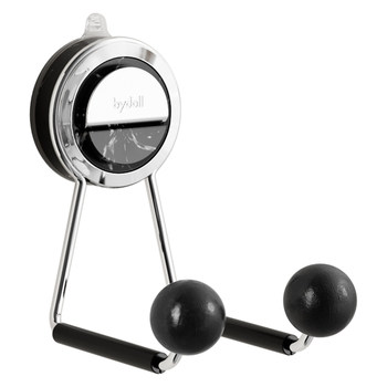 Suction cup hair dryer bracket without punching wall-mounted bathroom hair dryer bathroom storage storage air duct rack