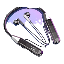 Bluetooth headset wireless neck hanging type 2024 new ultra-long battery life running sports type original high quality