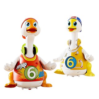 Huile swinging goose baby toy climbing baby puzzle