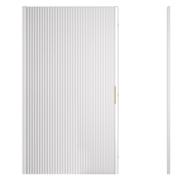 Bathroom magnetic invisible shower curtain set bathroom waterproof cloth punch-free high-end dry and wet separation shower partition curtain