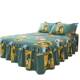Non-slip cotton mattress protector Korean style bed skirt
