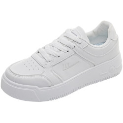 Pull back white shoes women's shoes thick sole 2024 summer new sneakers low top versatile casual students white shoes women