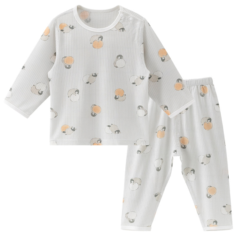 Baby long sleeve suit summer thin baby underwear
