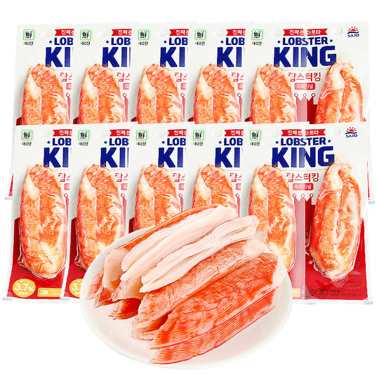 Корейский импортный омар трески Далин, крабовое мясо и крабовые палочки