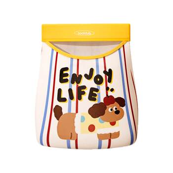 Garbage bag storage artifact wall-mounted kitchen plastic bag