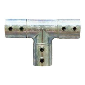 Household surface-mounted metal wire tube t-type tee joint