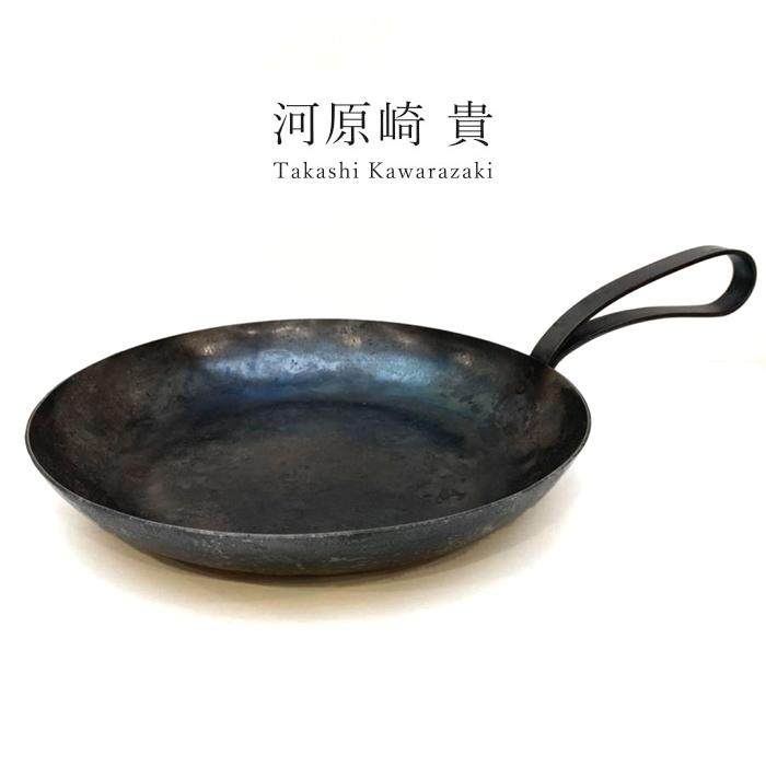日本手工锻造铁锅河原崎贵平底生铁锅少油烟中华炒锅适用电陶炉-Taobao