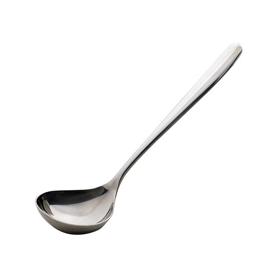 Thickened long-handled stainless steel large soup spoon