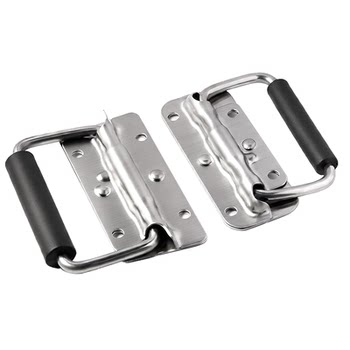 304 Stainless Steel Hardware Spring Handle Aluminum Box Handle Movable Handle Prop Box Tool Folding Industrial Handle