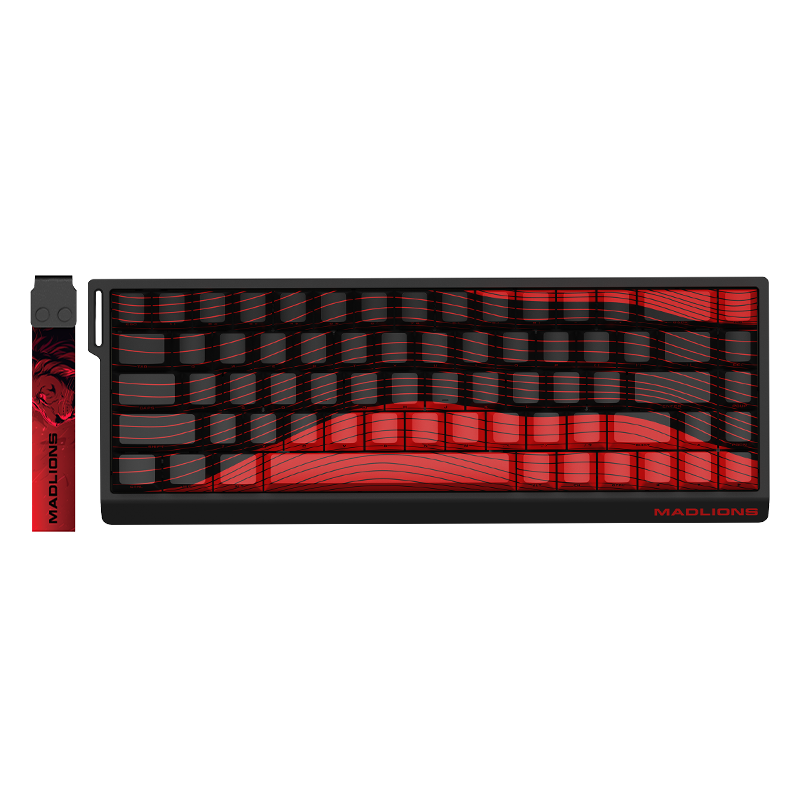美加獅MAD68 HE磁軸鍵盤RGB燈效60%機械鍵盤全鋁外殼磁玉軸電競遊戲設計
