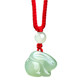 Miao Yun Hetian Jade Zodiac Rabbit Pendant Zodiac Dog Liuhe