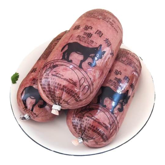 Authentic donkey meat flavor braised meat cakes, sausages and delicacies