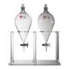 Sanaisi pear-shaped separatory funnel stand can be raised and lowered