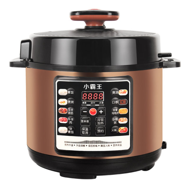 New Xiaobawang electric pressure cooker 2.5/4/5/6L ceramic glaze appointment timer rice cooker double bladder electric pressure cooker