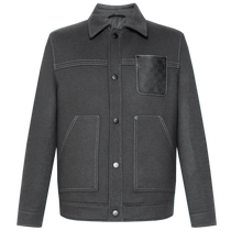 (Quick Hot) Lilanz Official Sheep Wool Woolen Coat Mens Lapel 2024 Winter White Duck Down Jacket Jacket
