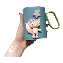 Cute cartoon mouthwash cup for students children and babies 2023 new toothbrush cup for girls toothbrush cup toothbrush cup