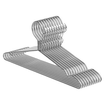 Windproof and anti-falling stainless steel clothes hanger is not afraid of wind