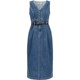 ONLY elegant ladylike sleeveless denim dress