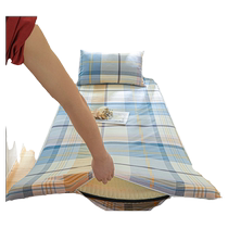 MUJI mattress cover pure cotton quilt cover single piece 90x190 cotton student dormitory single mattress cover 0 9