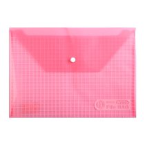 Morning light button bag File bag a4 button kit A4 plastic transparent dossier bag buckle bag student used as industry paper collection bag waterproof business with conference note bag 3114