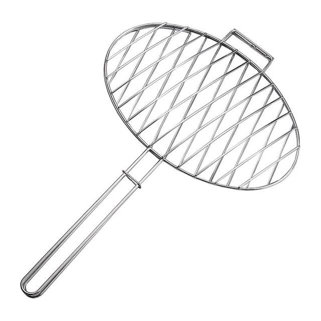 Stainless steel rack round utensils large barbecue net