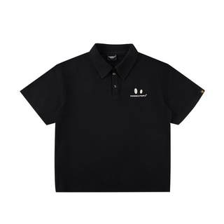 Dangerouspeople薛之谦dsp小眼睛刺绣POLO衫休闲百搭宽松短袖T恤