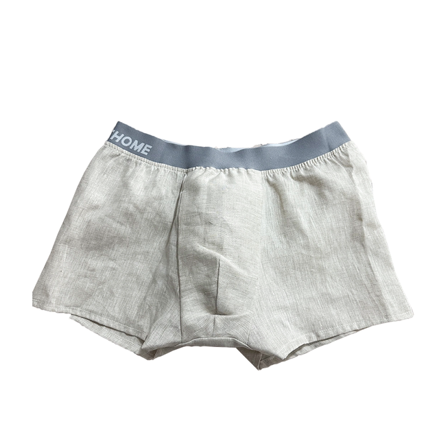 100% ບໍລິສຸດ hemp underwear ຜູ້ຊາຍ boxer briefs breathable
