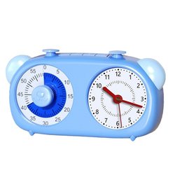 Ban Dou Xiong 듀얼 스크린 시각적 타이머 알람 시계는 아이들에게 시간 관리 및 이동 시간을 상기시켜줍니다. 자동 자기 훈련 타이머