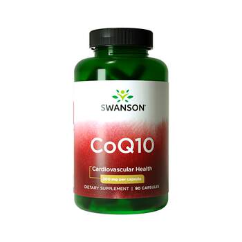 Swanson coenzyme q10 capsules 200mg ນຳເຂົ້າຈາກສະຫະລັດອາເມລິກາ
