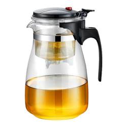 Thick heat -resistant glass elegant cup bubble teapot high temperature one -click filtering tea water separation home tea appliance tea set