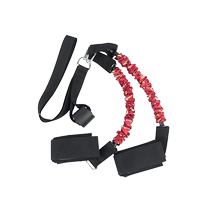 Tension rope womens home fitness puller yoga resistance band buttocks beautiful back and buttocks stretching comprehensive exercise elasticity