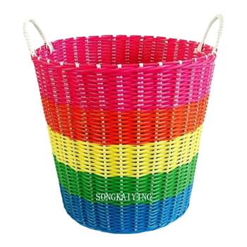 Hotel bathroom towel storage basket linen frame bamboo rattan towel basket household chinese dirty clothes basket laundry.