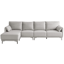 Quanyou Home Modern Simple Technology Fabric Sofa Small Apartment Living Room Straight Elephant Ear Sofa DG80006