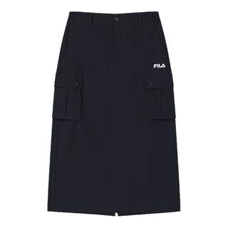FILA 斐乐官方女士梭织裙2025秋季新款时尚休闲基础半身裙工装裙