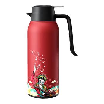 Guochao thermos kettle ຄົວເຮືອນ 316 stainless steel thermos kettle ຄວາມອາດສາມາດຂະຫນາດໃຫຍ່ thermos kettle ຫໍພັກ thermos teapot thermos