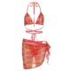 European and American style women's ins beach design bikini