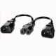 ສາມລໍ້ລົດໄຟຟ້າຫມໍ້ໄຟລົດ charger port converter plug type a point two-point battery connect cable