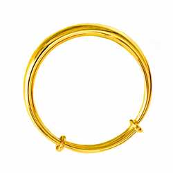 Vietnamese sand gold bracelet women's long-lasting jewelry simulation 999 Thai ore gold plated 24K color pure gold round