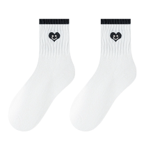 Zhuji Socks Womens Spring and Autumn Sweat-absorbent Breathable Solid Color Cotton Socks Summer Girls Sports Deodorant Medium and Short Socks