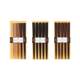 Imported solid wood chopsticks for household use, high temperature resistance, high appearance, pointed and wind anti-slip chopsticks, logs, one chopstick for each person