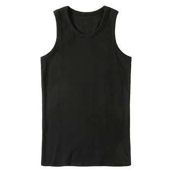 Shepherd handsome ຜູ້ຊາຍກ້າມທີ່ສວຍງາມ vest ຫນາ thread heavy sweat vest base summer ເສື້ອທີເຊີດ sleeveless ໃກ້ຊິດສີດໍາ