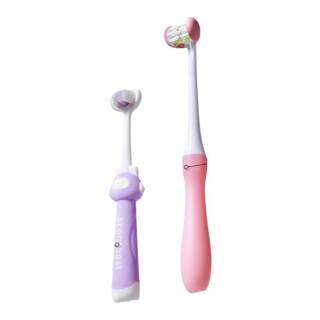 Kechao children's 1-15 years old three-sided soft bristle toothbrush