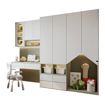 Oppein whole house custom-made walk-in wardrobe home bedroom cabinet cloakroom wardrobe overall furniture cabinet custom-made