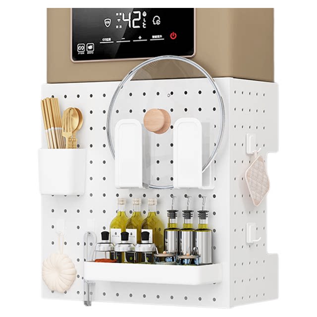 Gas pipeline cover hole plate storage rack
