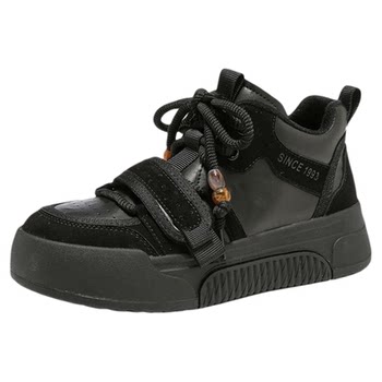 Saturday thick-soled plus velvet high-top shoes for women 2025 new style